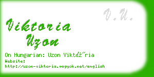 viktoria uzon business card